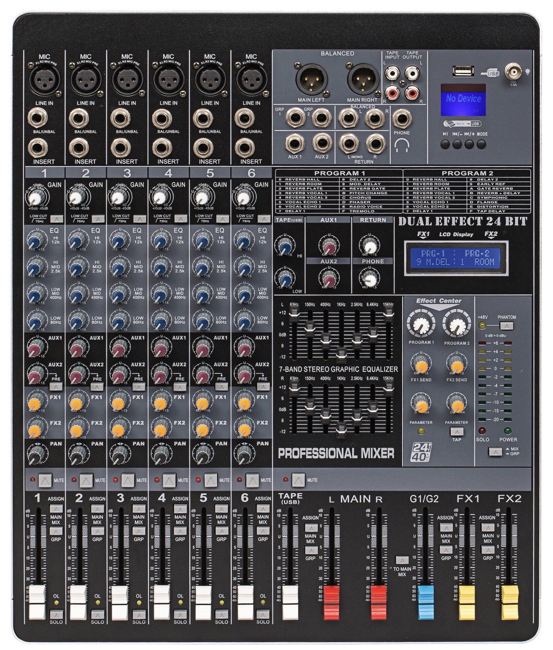 Mixer Âm Thanh HM-12