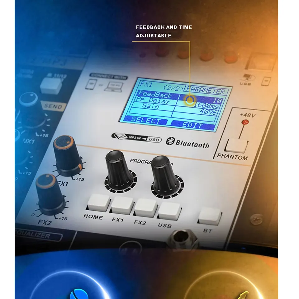 Mixer âm thanh D16pro
