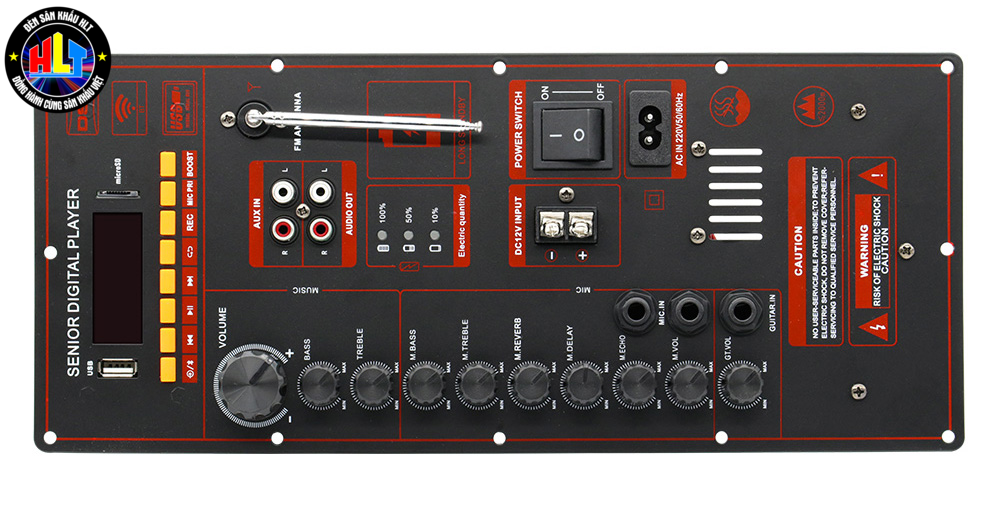 Mạch công xuất loa kéo mã :  YD-220S.PCB +YD -PA11 -V3.PCB