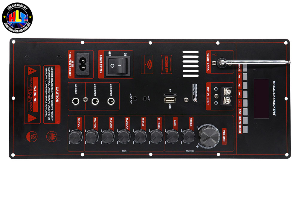 Mạch công xuất loa kéo mã : YD-S6 -V8.PCB +YD-S6-9P-TONE.PCB