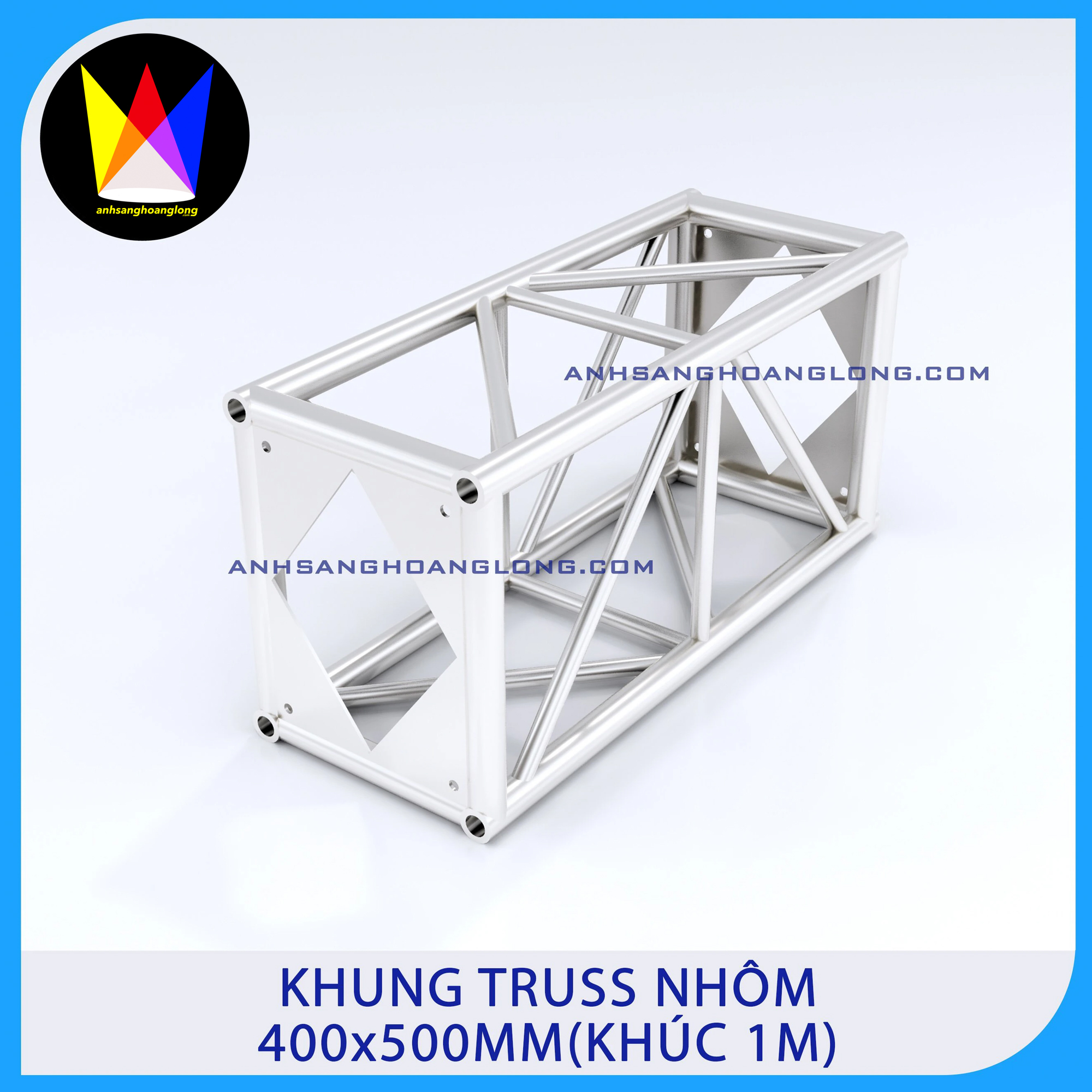 Khung Truss Nhôm 400x500mm Bản Mã (Khúc 1M)