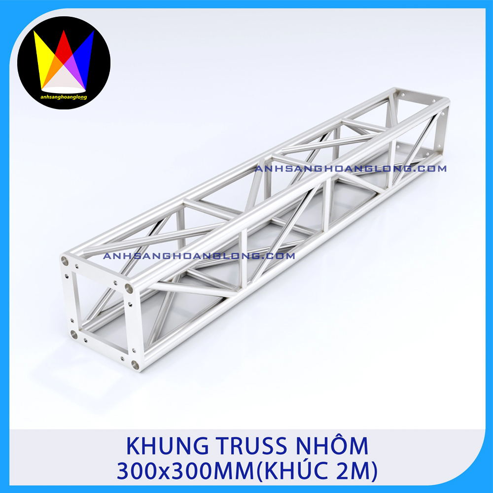 Khung Truss Nhôm 300x300mm Bản Mã (Khúc 2M)