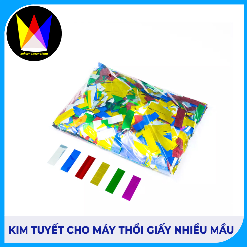 Kim Tuyết Cho Máy Thổi Giấy Nhiều Mầu
