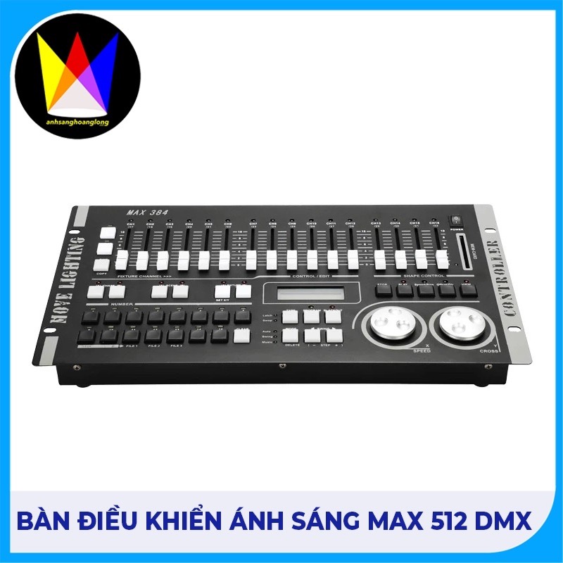 Bàn điều khiển ánh sáng sân khấu MAX 512 DMX 384