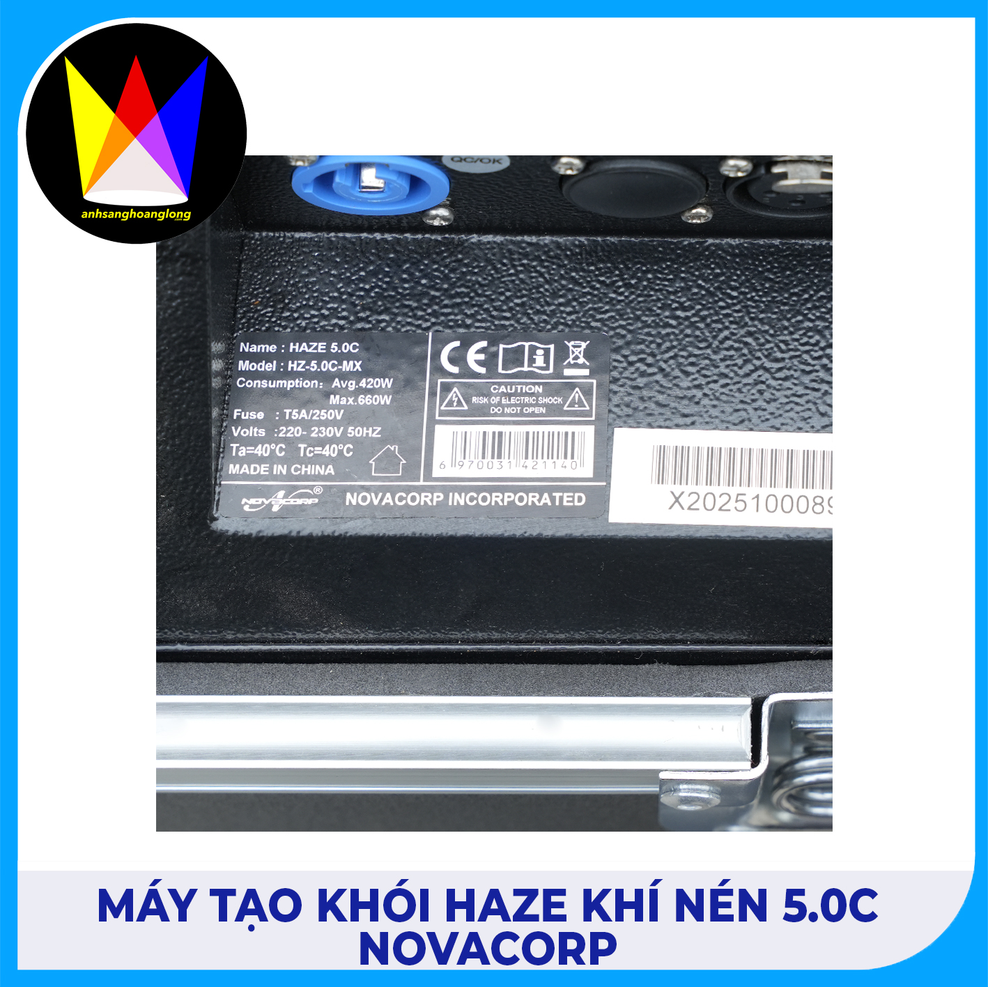 Máy Tạo Khói Haze Khí Nén HZ-5.0C | Novacorp