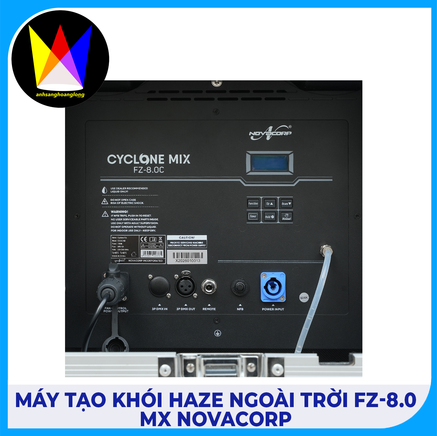 Máy Tạo Khói Haze Ngoài Trời FZ-8.0C-MX Novacorp