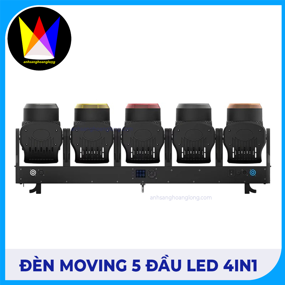 Đèn Moving 5 Đầu Led 4in1 - M Lighting