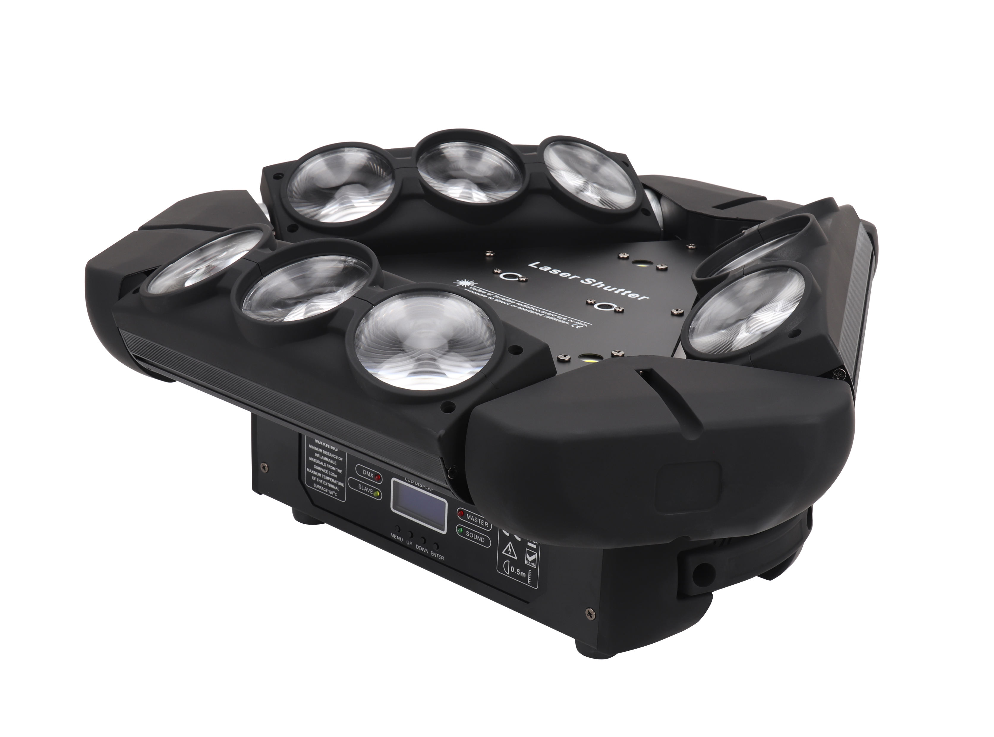 Đèn Moving Nhện 9 mắt 3in1