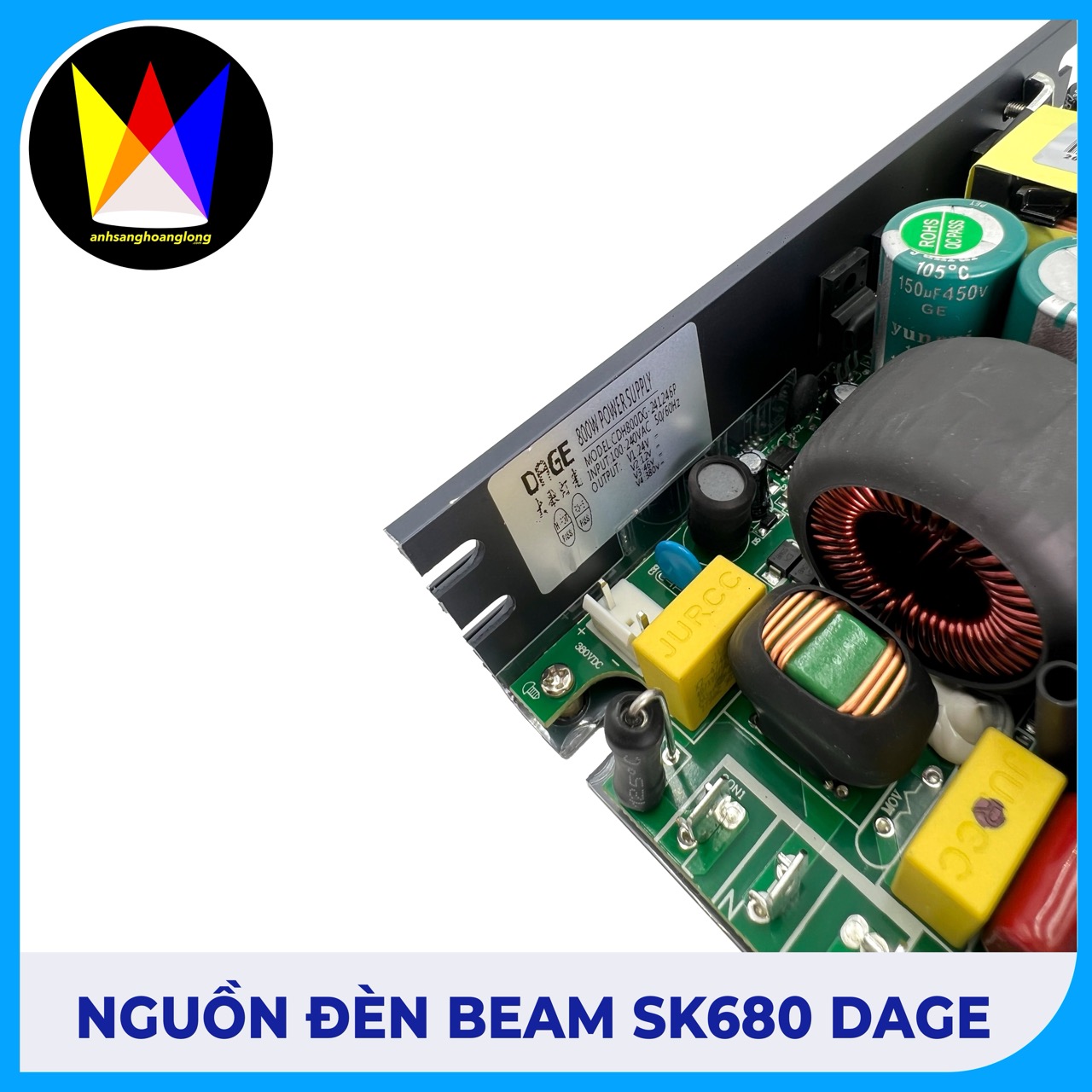 Bo Nguồn Đèn Beam SK-680 DAGE