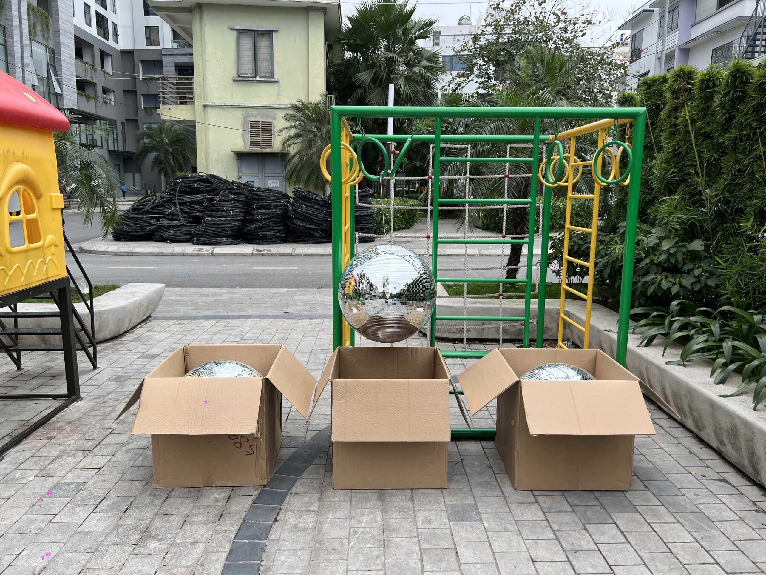 Quả Cầu Gương - Quả Trái Trâu 60cm