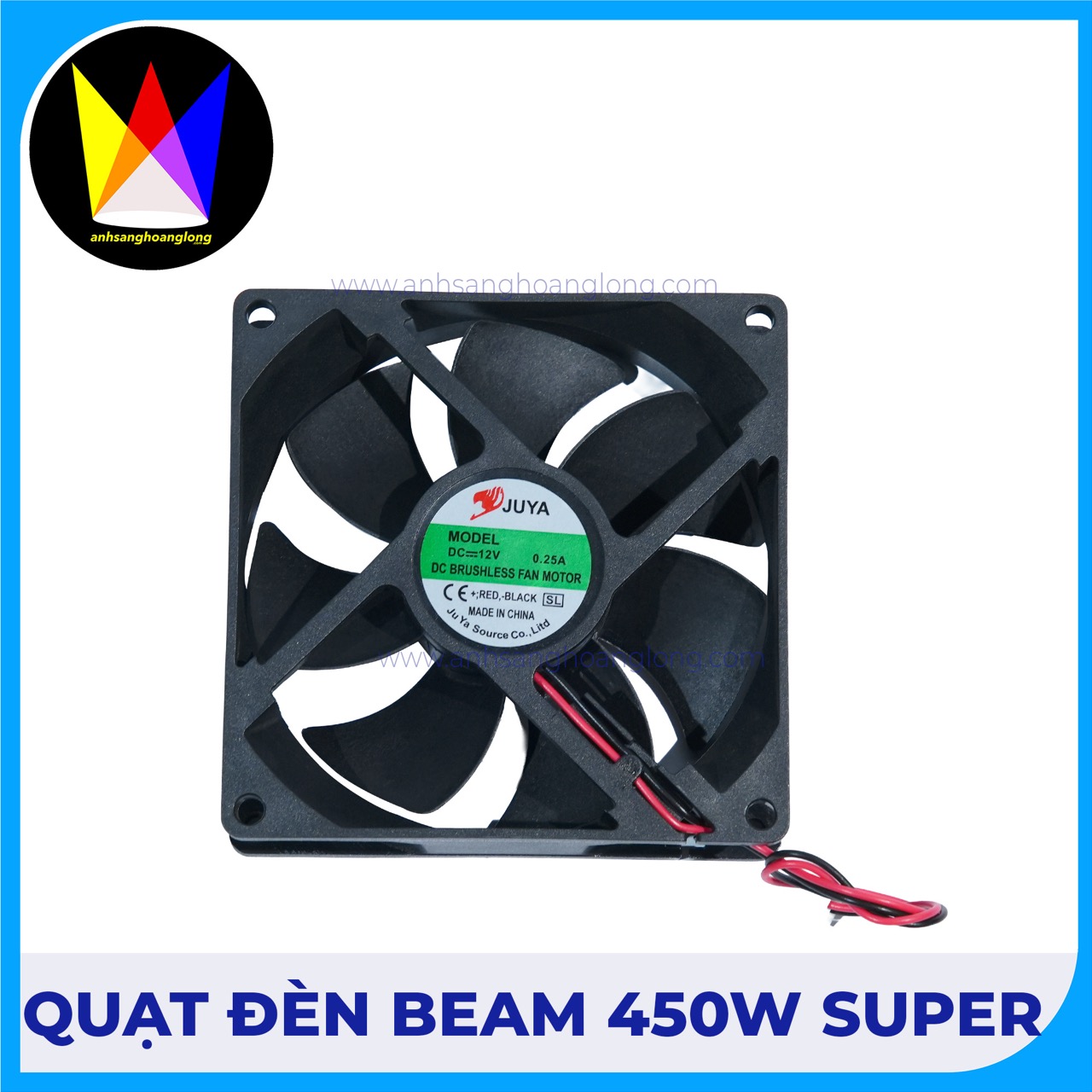 Quạt Đèn Beam 450W SUPER - DC 12V - 0.25A