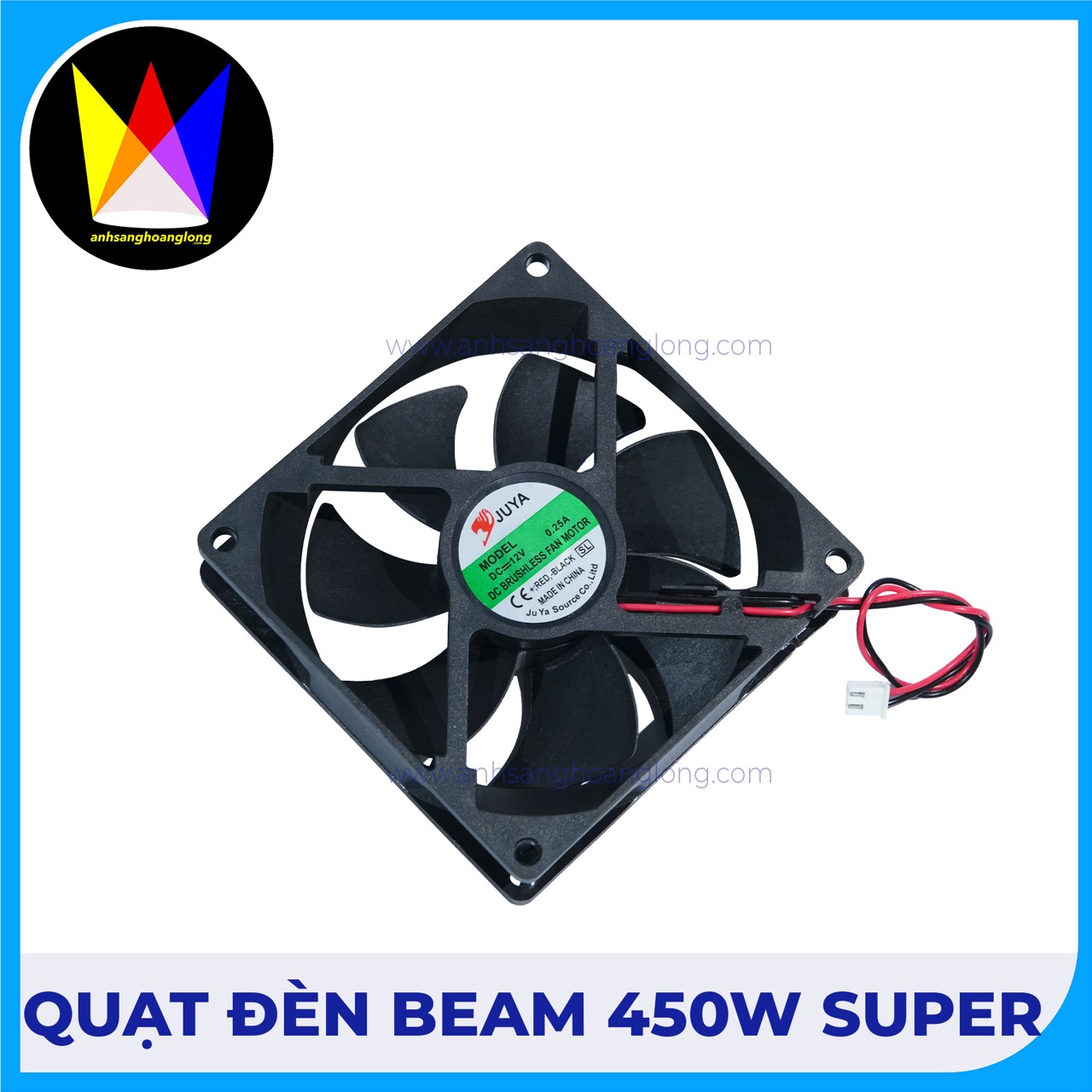 Quạt Đèn Beam 450W SUPER - DC 12V - 0.25A