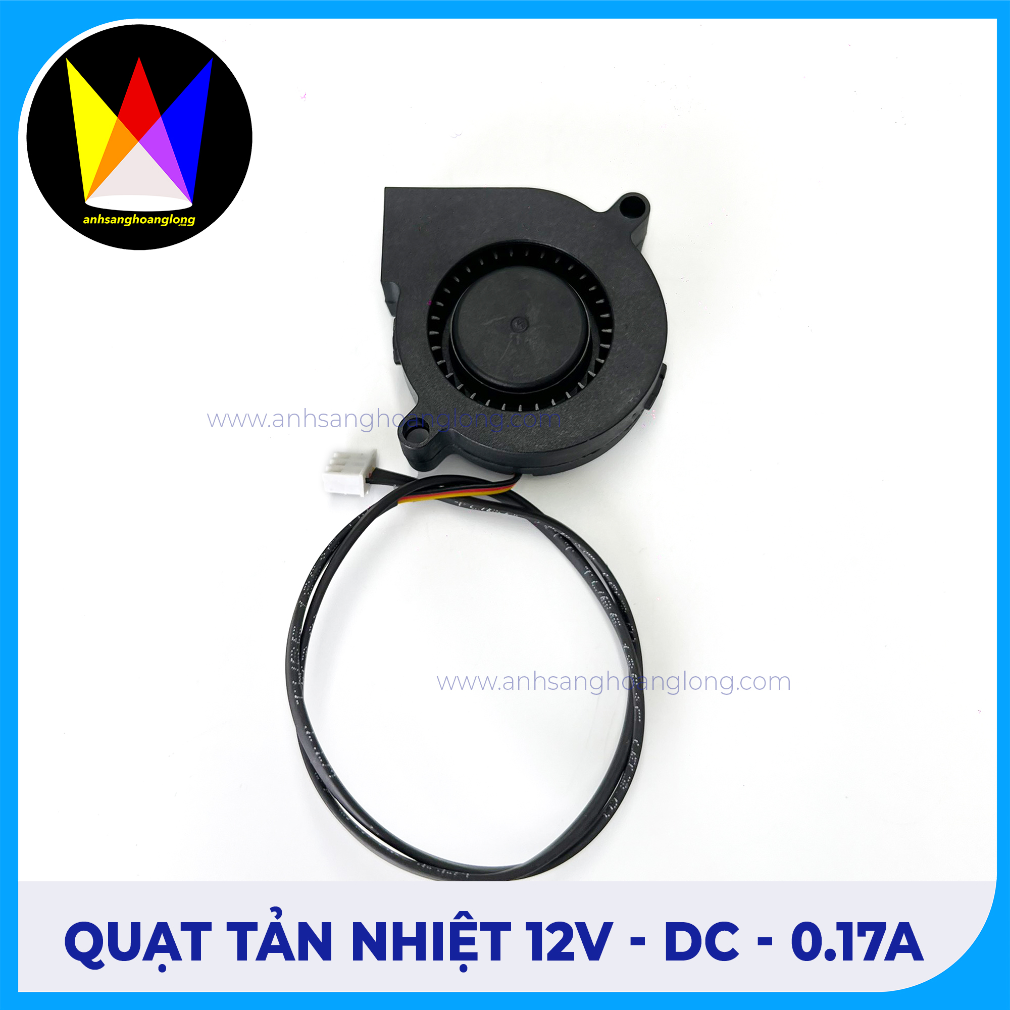 Quạt Tản Nhiệt 12V - DC - 0.17A - DAGE