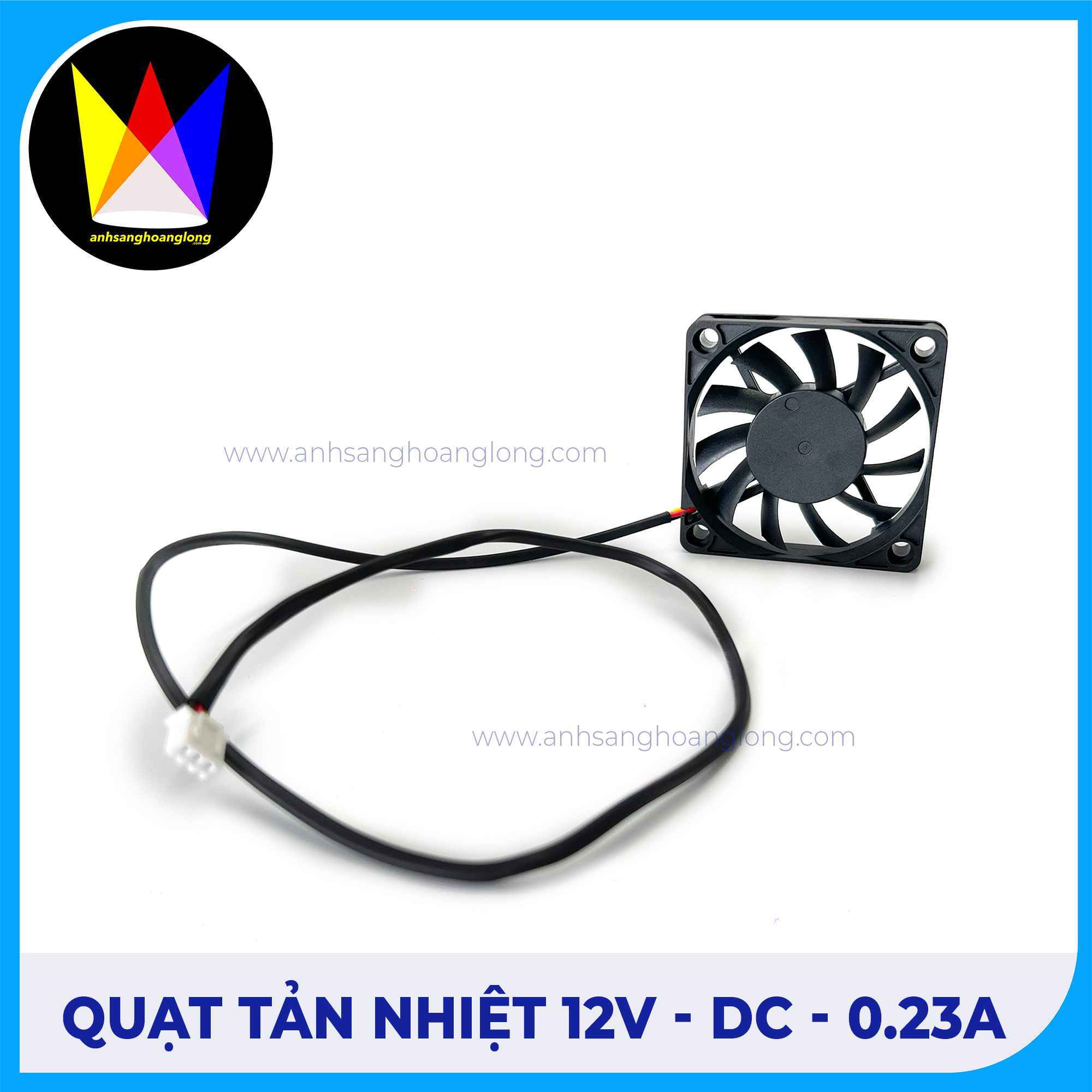 Quạt Tản Nhiệt 12V - DC - 0.23A - DAGE