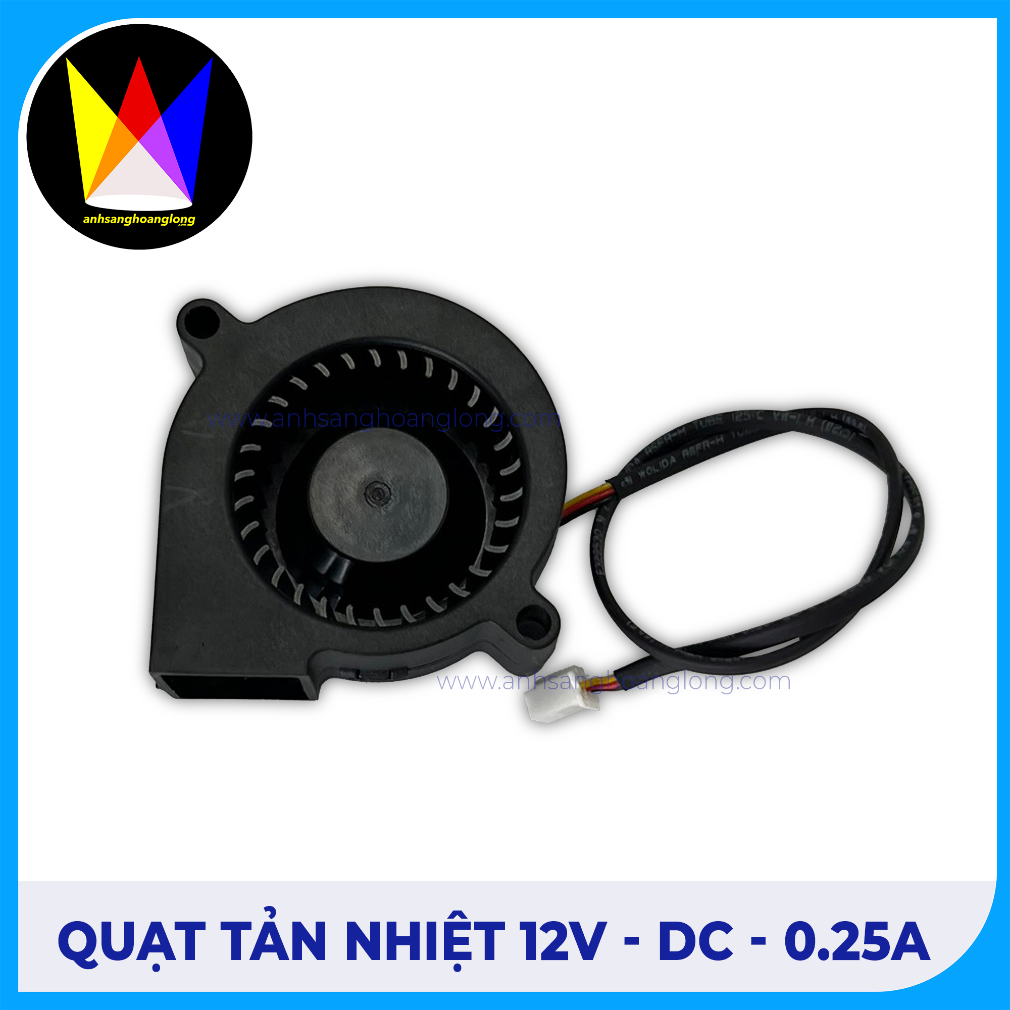 Quạt Tản Nhiệt 12V - DC - 0.25A - DAGE