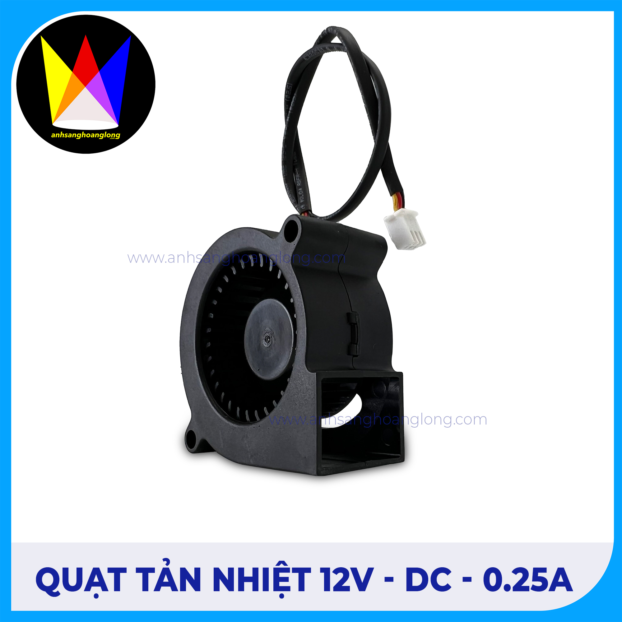 Quạt Tản Nhiệt 12V - DC - 0.25A - DAGE