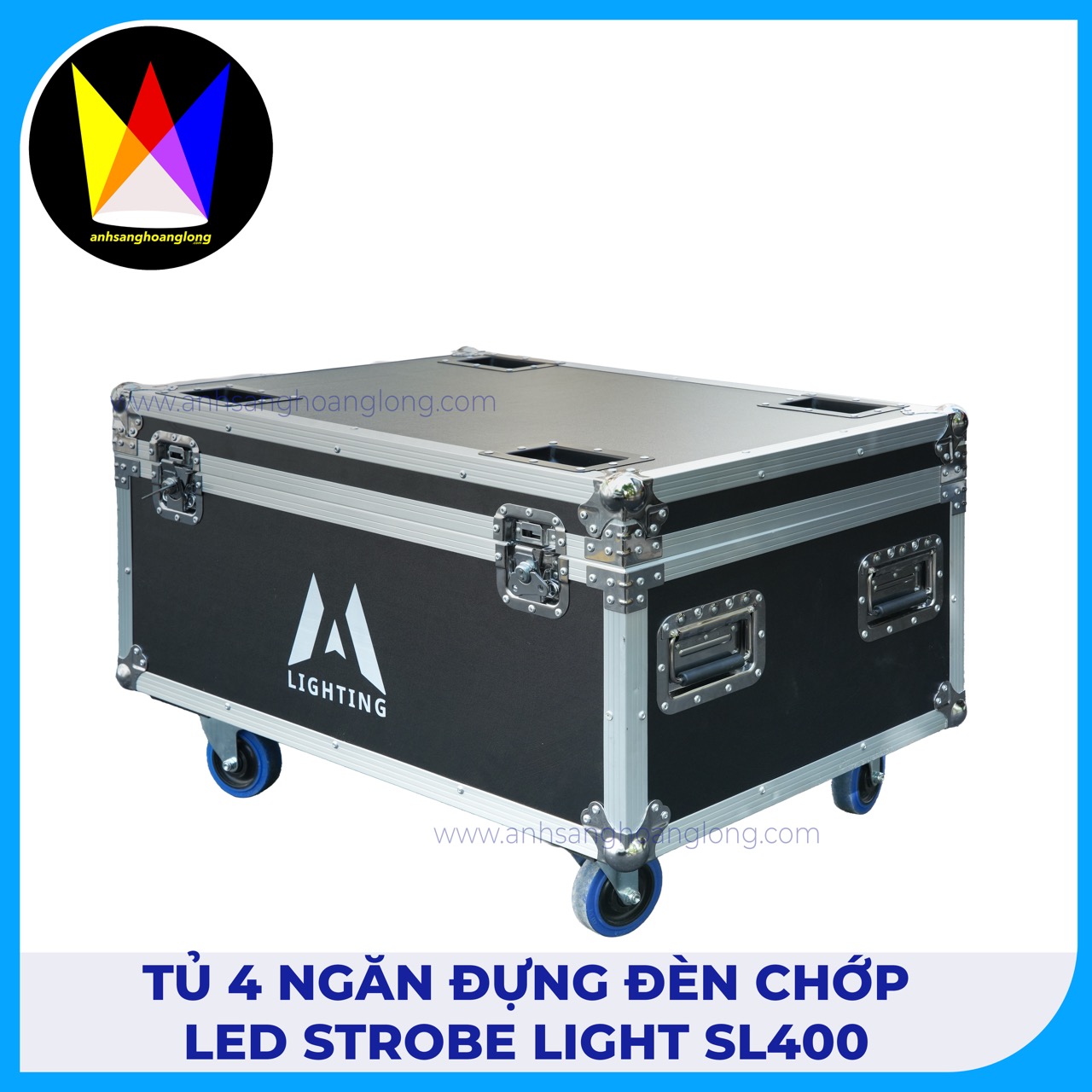Tủ Bốn Ngăn Đựng Đèn Chớp Led Strobe Light ST400 - M Lighting