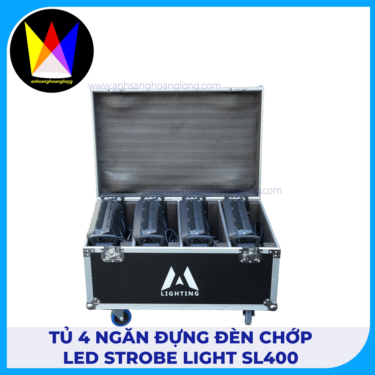 Tủ Bốn Ngăn Đựng Đèn Chớp Led Strobe Light ST400 - M Lighting