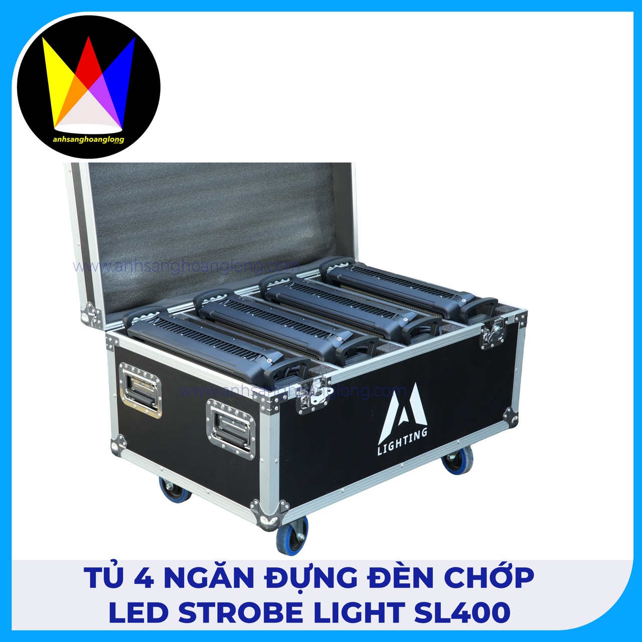 Tủ Bốn Ngăn Đựng Đèn Chớp Led Strobe Light ST400 - M Lighting