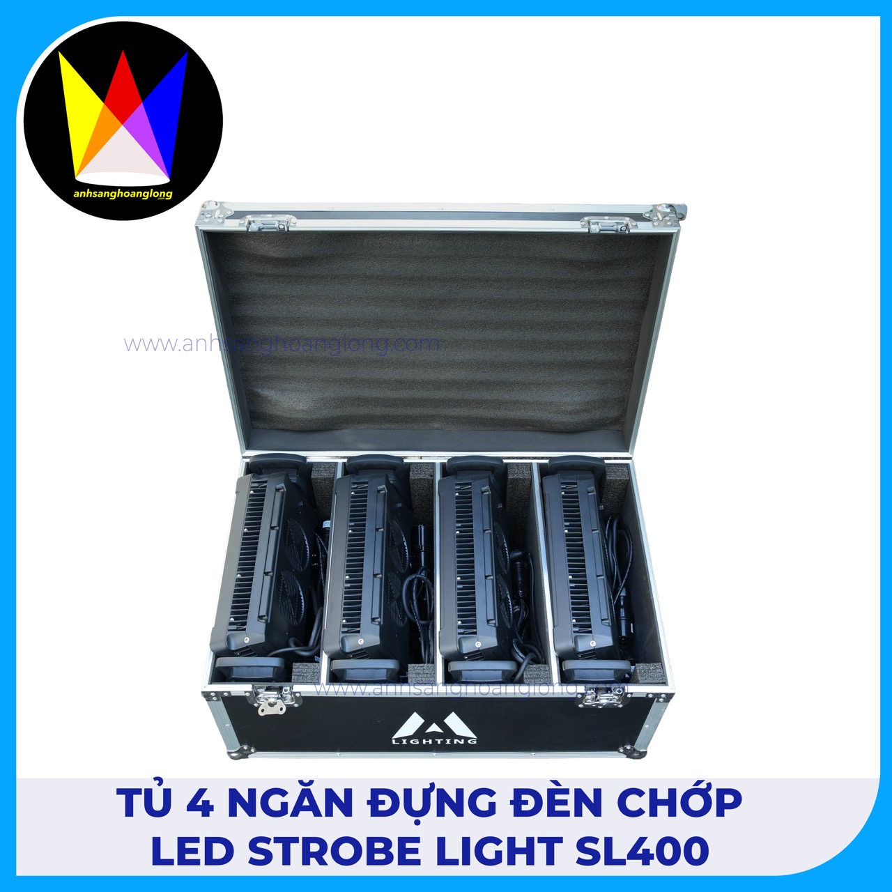 Tủ Bốn Ngăn Đựng Đèn Chớp Led Strobe Light ST400 - M Lighting