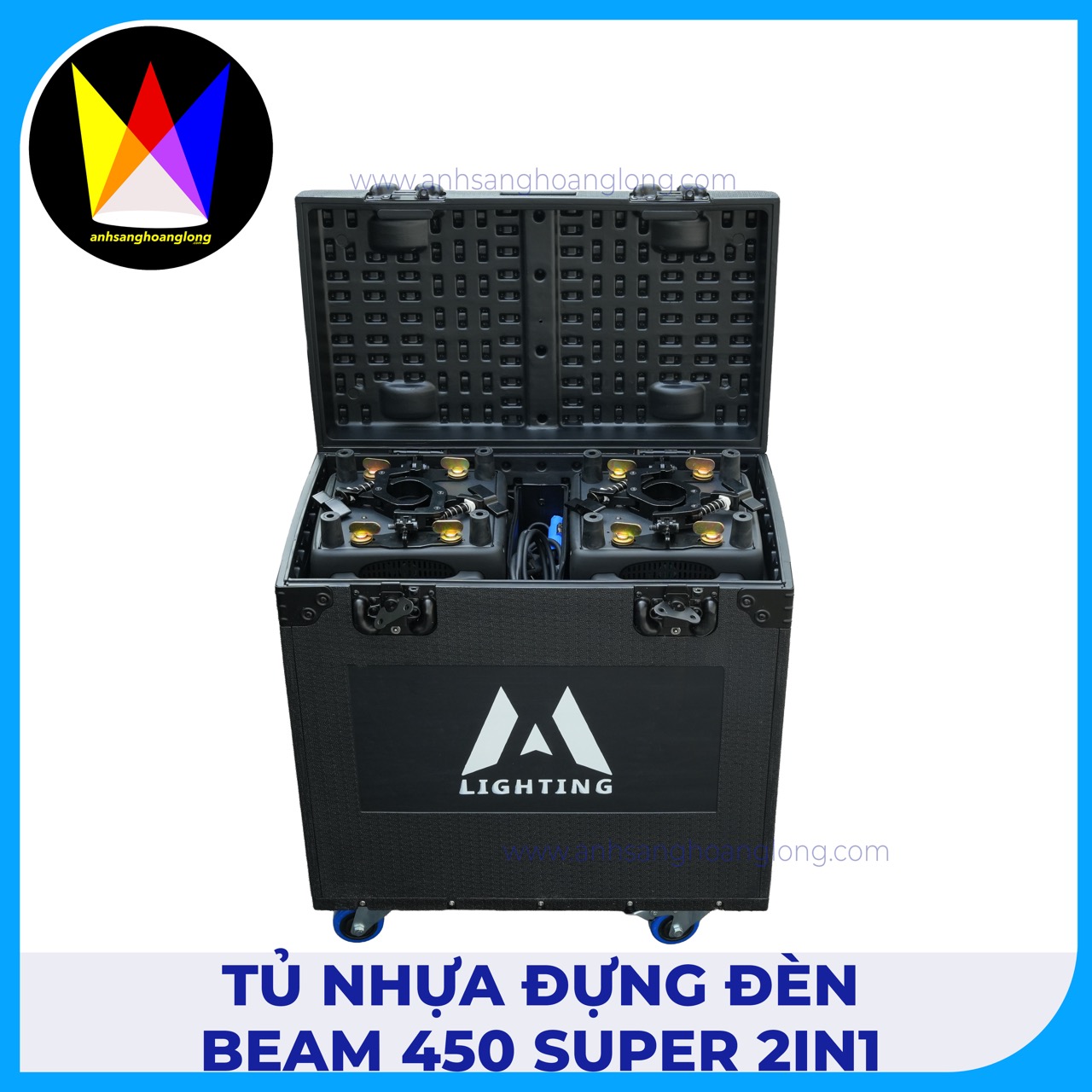 Tủ Nhựa Đựng Đèn Beam 450W Super 2in1