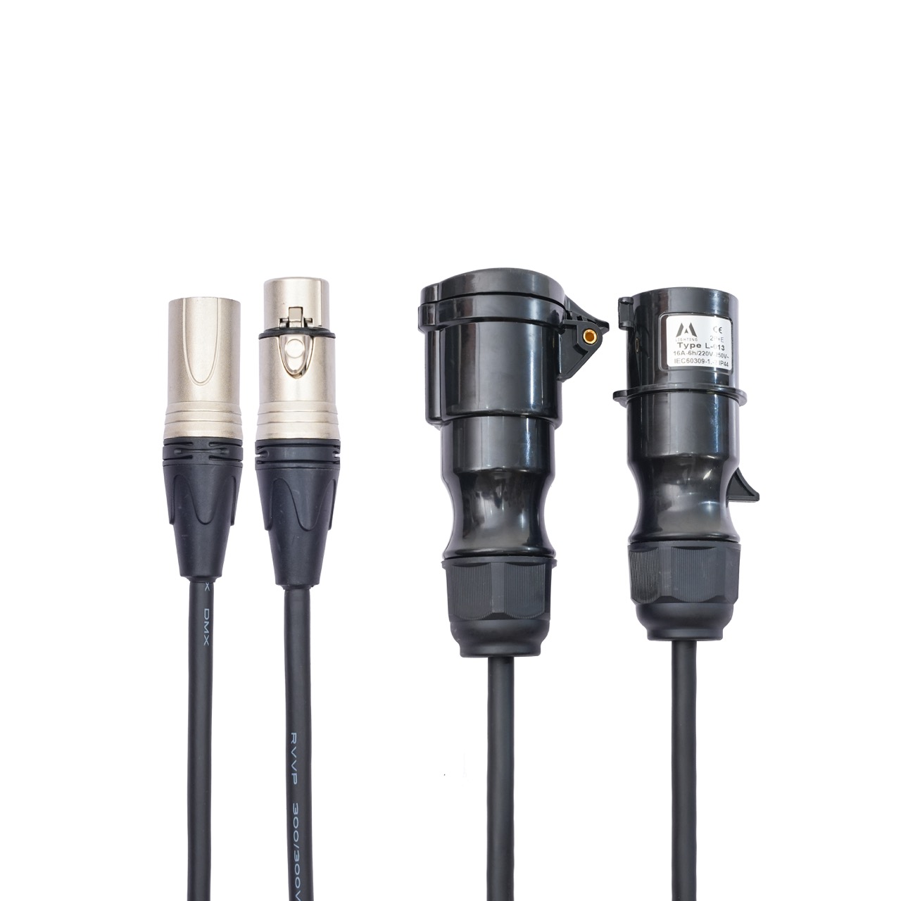Đèn COB LED 4x50W Chiếu Sáng Đánh Mặt 2 Trắng + 2 Vàng IP65 | M Lighting