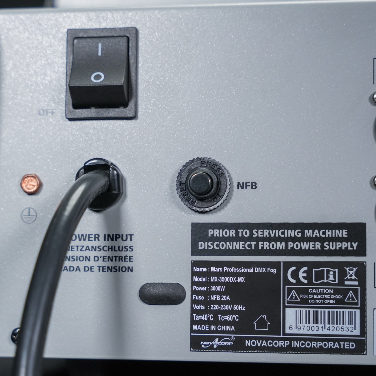 Máy tạo khói MX-3500DX | Novacorp