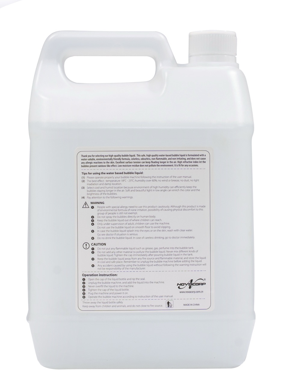 Dung Dịch Tạo Bong Bóng BBO-4/BBO-4L | Novacorp