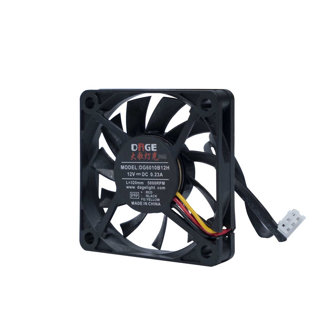 Quạt 12v DC 0.23A DAGE