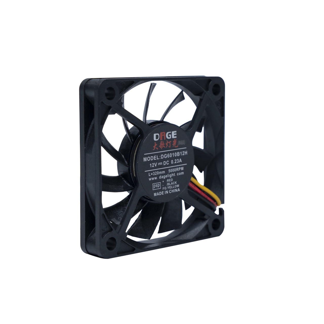 Quạt 12v DC 0.23A DAGE