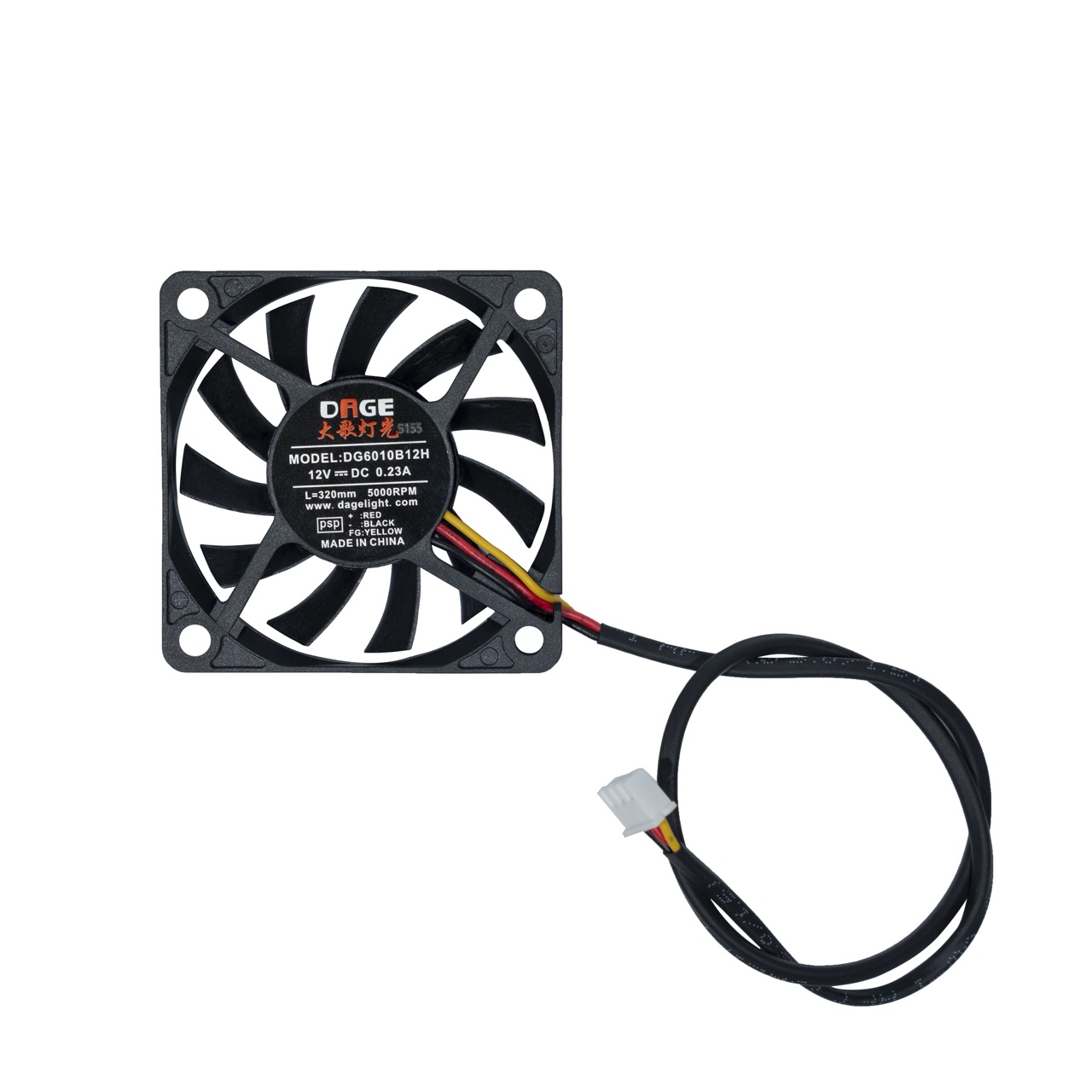 Quạt 12v DC 0.23A DAGE