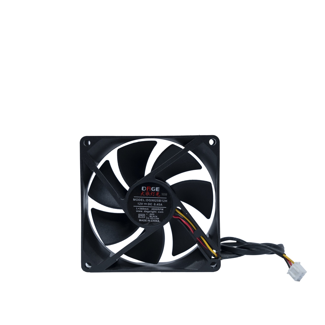 Quạt 12v DC 0.45A DAGE