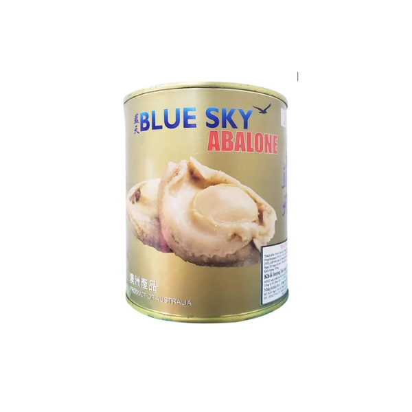 Bào ngư tự nhiên đóng lon 850g (trọng lượng thịt bào ngư 425g/2con/hộp)