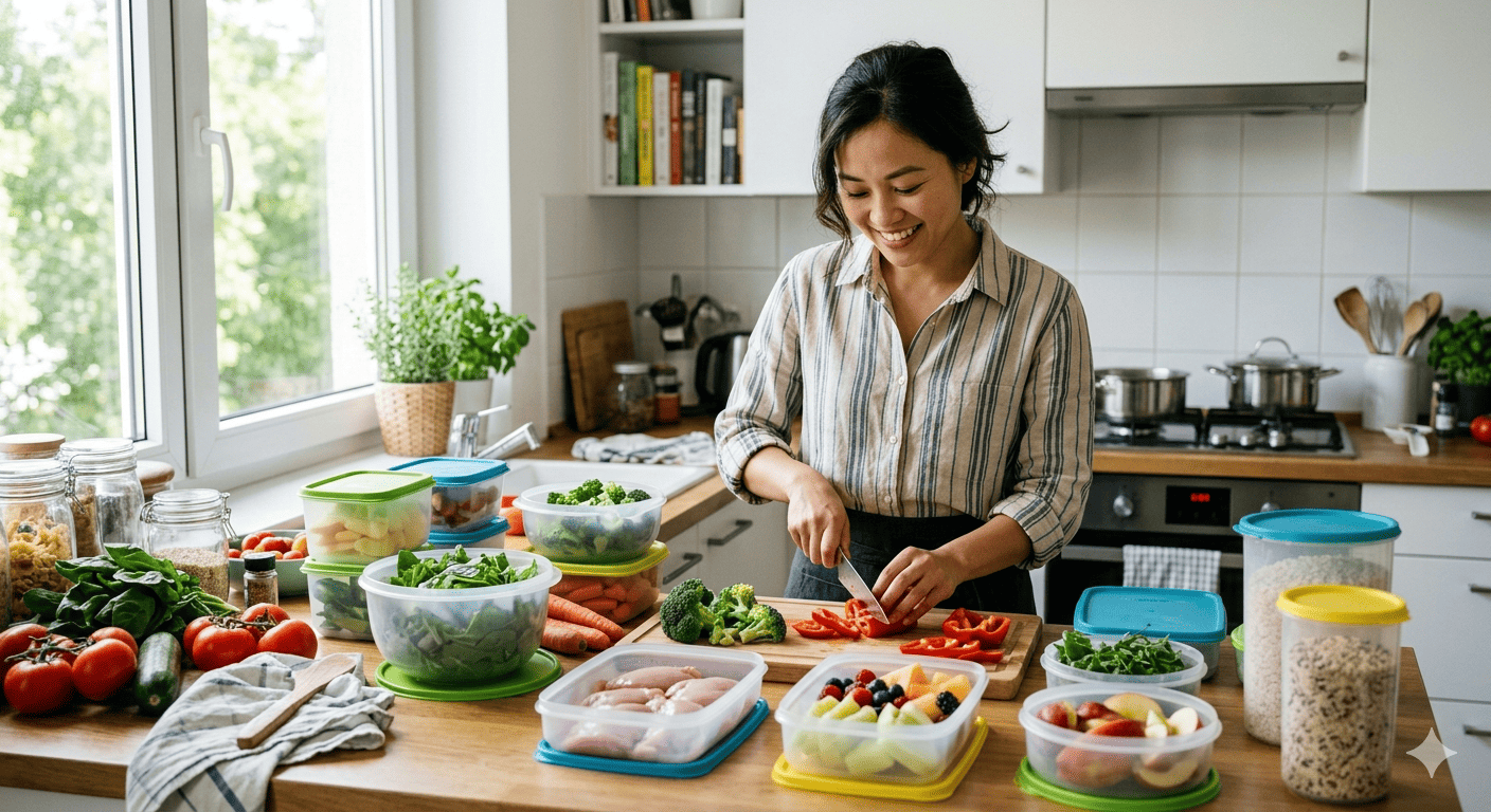 Meal Prep Cuối Tuần: Bí Quyết Chuẩn Bị Thực Phẩm Cho Cả Tuần Bận Rộn