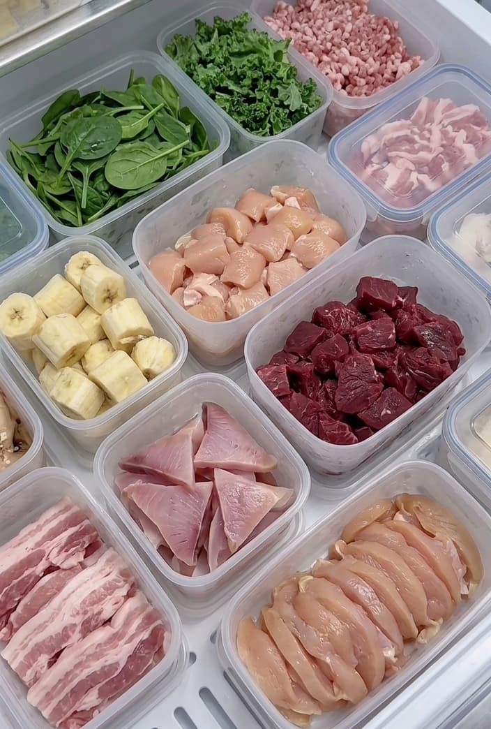 Truy Lùng Sản Phẩm Trong Các Clip Xếp Tủ Lạnh Viral: Bí Quyết Meal Prep Gọn Gàng Cho Cả Tuần