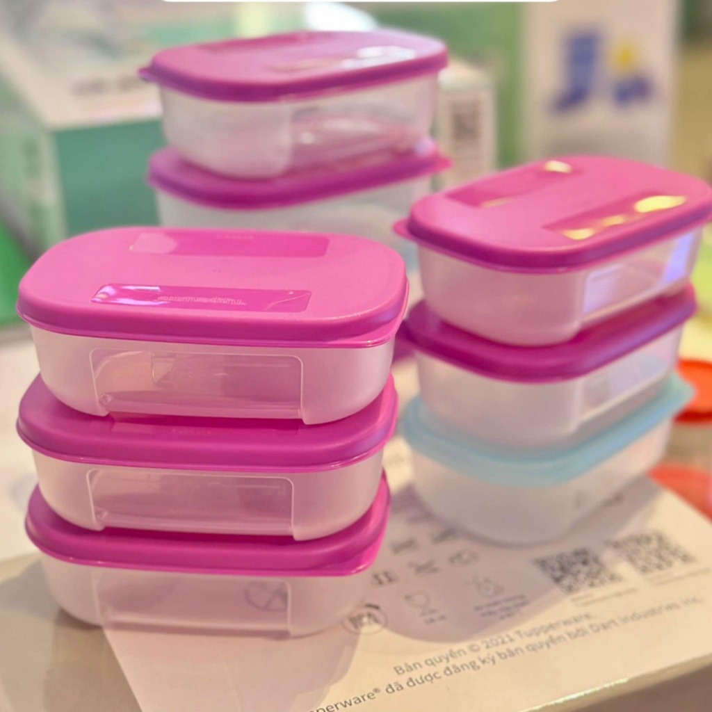 Hộp Tupperware Trữ Đông Dẹt Freemate 250ml -  Tupperware Malaysia Chính Hãng