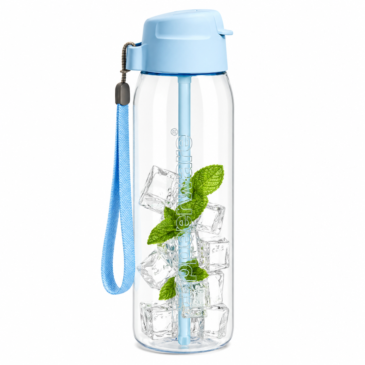 Bình Nước Tupperware Lohas Flask 750ml Có Ống Hút