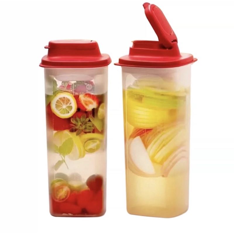 Bình Nước Tupperware Tasty 2L - Kèm Nắp Chặn Lọc - Tupperware Trung Chính Hãng