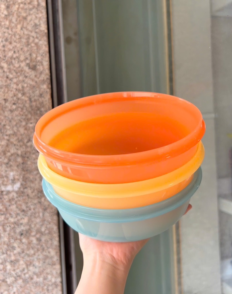 Hộp Tupperware Bowl Tròn  1L + 1.5L + 2L -  Tupperware Chính Hãng