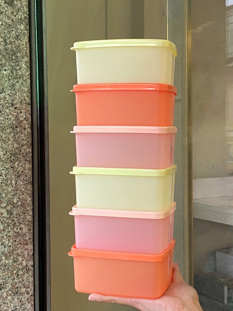 Bộ 6 Hộp Trữ Mát 400ml - Tupperware Trung Chính Hãng