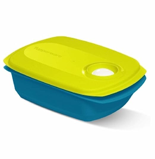 Hộp Cơm Tupperware 1L - 3 Ngăn quay LVS - Màu xanh cốm - Tupperware Malaysia Chính Hãng
