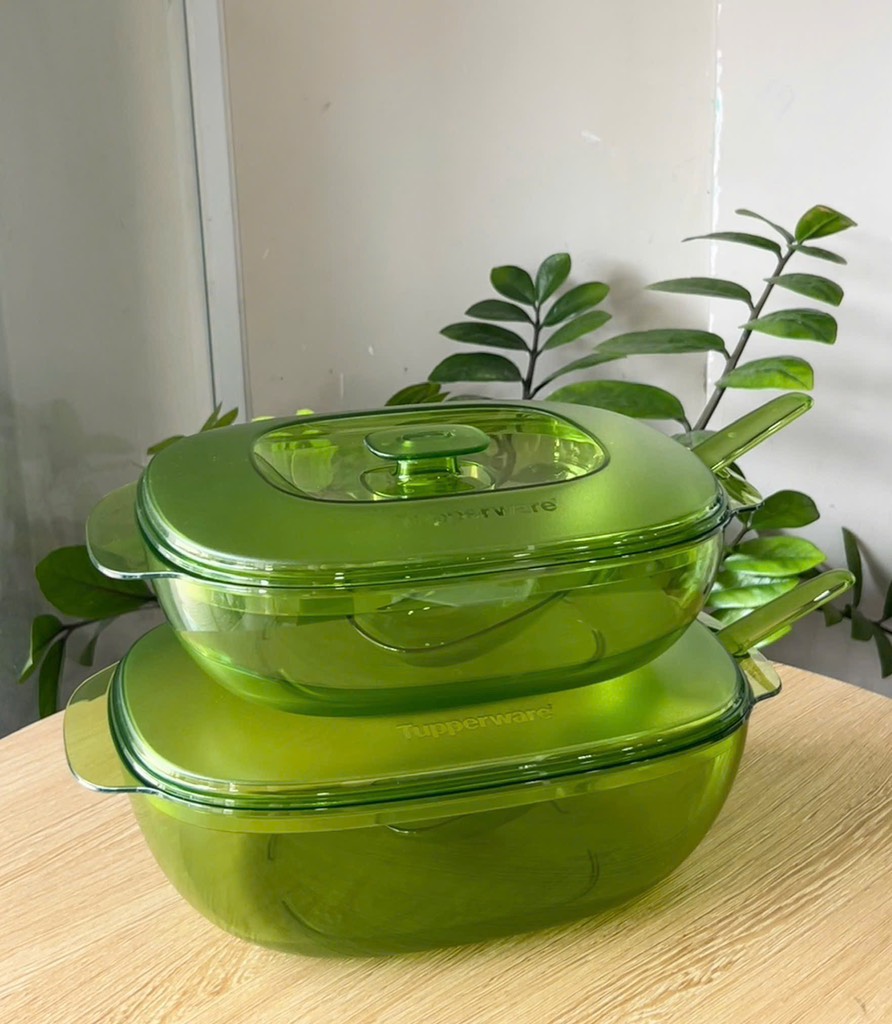 Tupmalay Tô Cơm Clear Bowl Kèm Vá Nắp Thân Trong