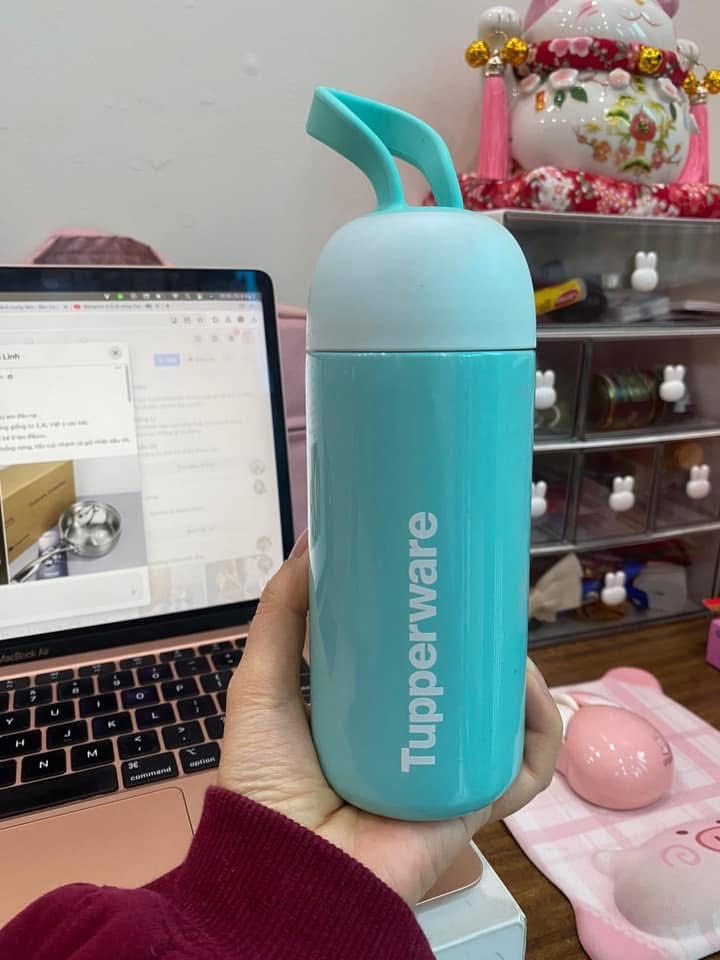 Tuptrung - Bình giữ nhiệt Thermal Flask handle cup 350ml