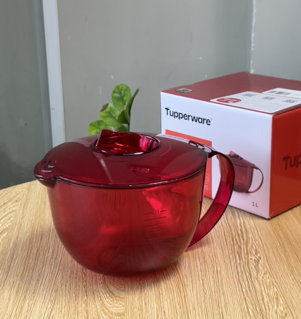 Bình Nước Microplus 1L Tupperware - Màu Đỏ