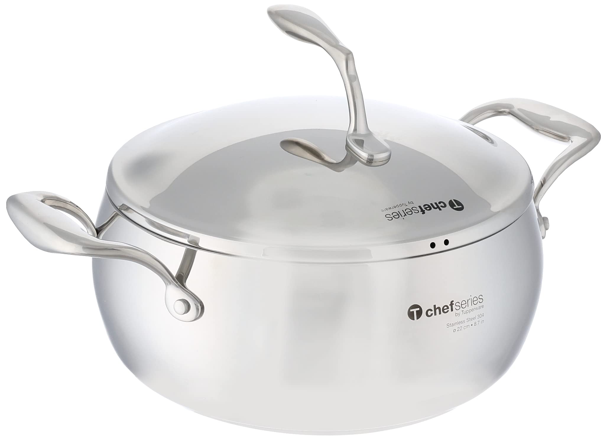 Nồi Tupperware 5 Lớp T Chef Series Casserole 3.8L (nắp kính)