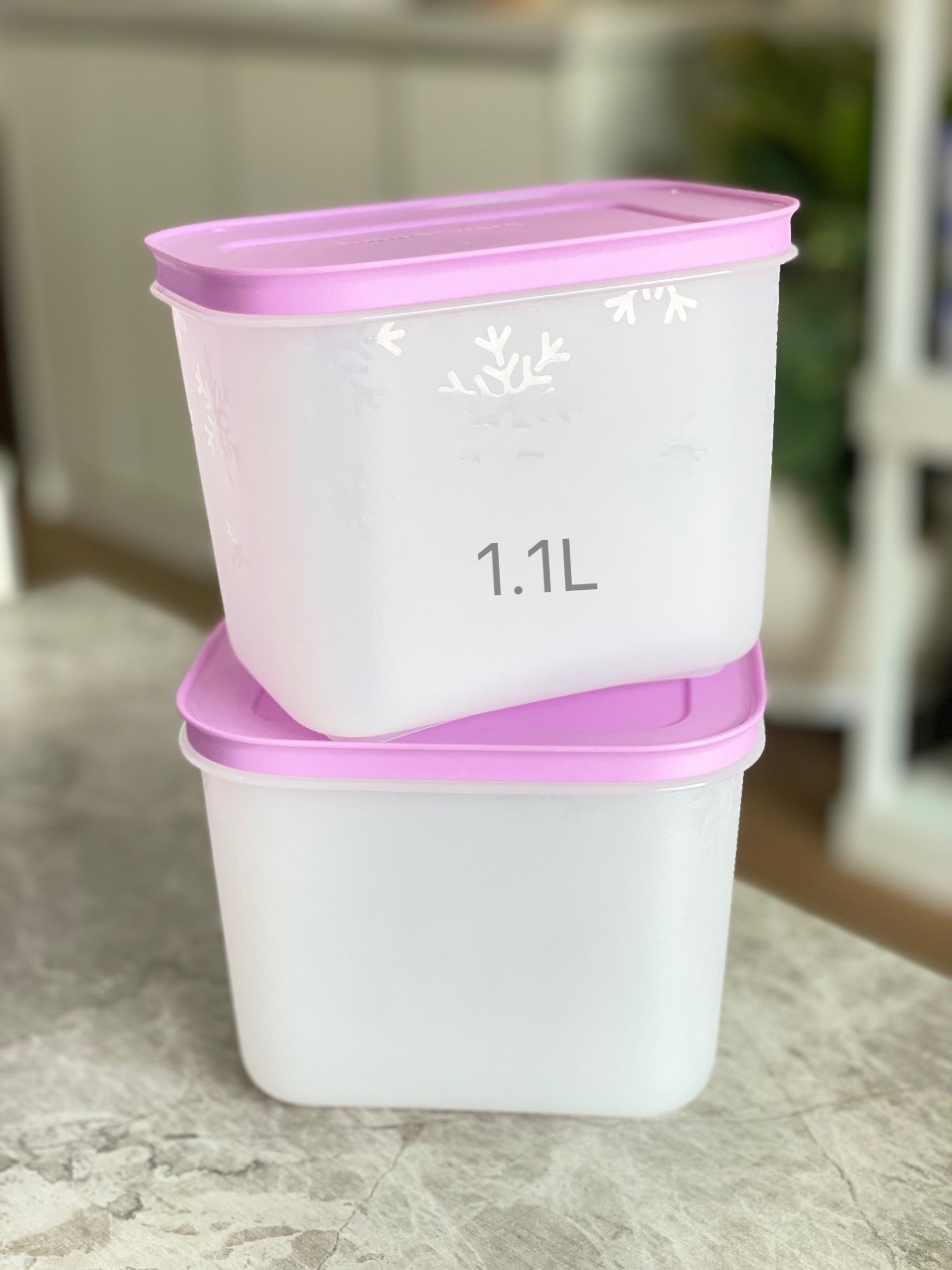 Bộ Hộp Tupperware Trữ Đông Violet (6 Hộp)