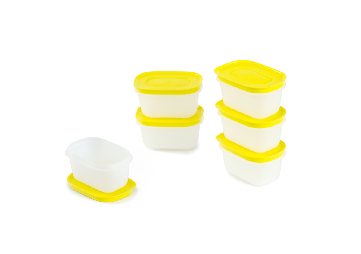 Trọn Bộ Hộp Tupperware Trữ Đông Mini Freezermate Gen II 170ml (6 Hộp)