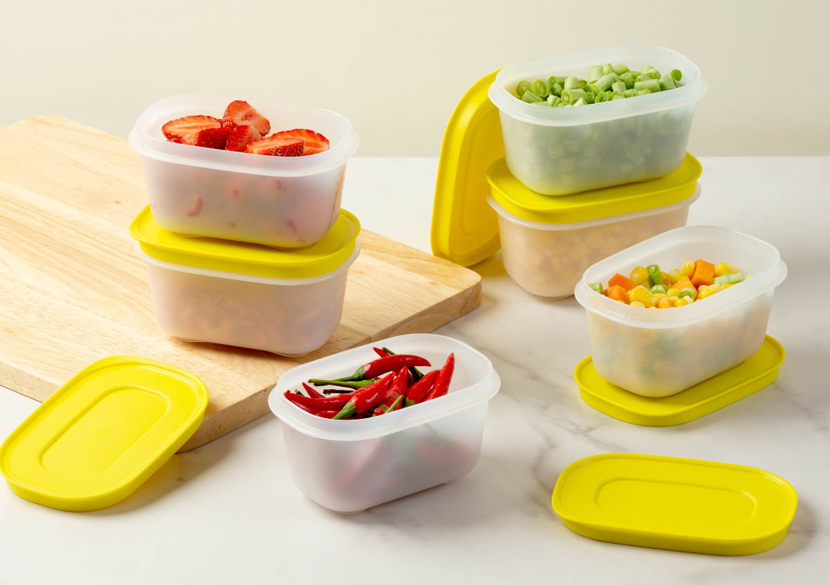 Trọn Bộ Hộp Tupperware Trữ Đông Mini Freezermate Gen II 170ml (6 Hộp)