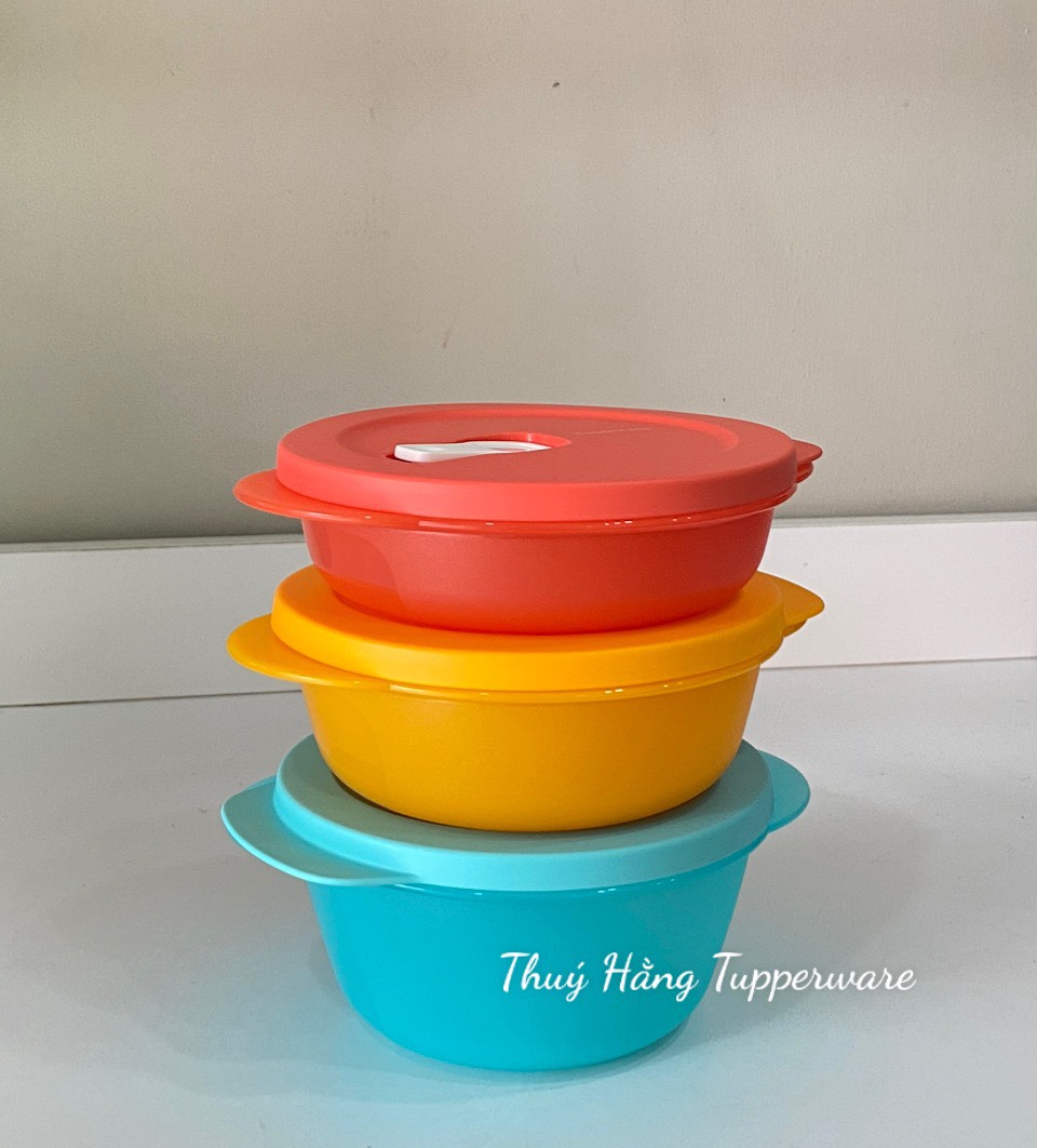 Set Tròn LVS Tupperware ( 400ml, 600ml, 800ml )