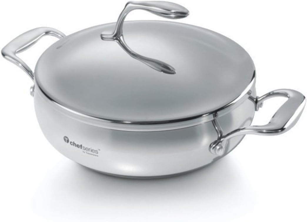 Nồi Tupperware 5 Lớp T Chef Series Casserole 3.8L (nắp kính)